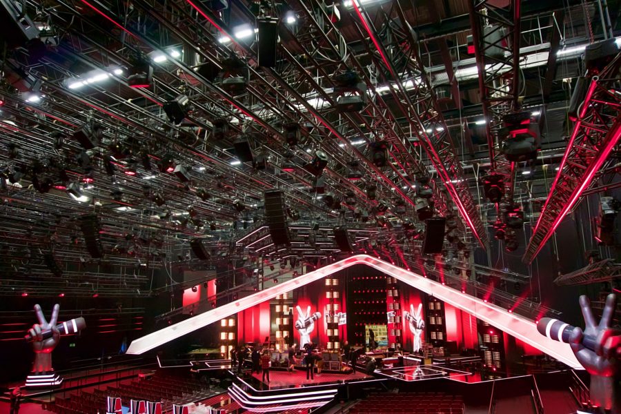 The Voice of Germany, Stage, Medientechnik